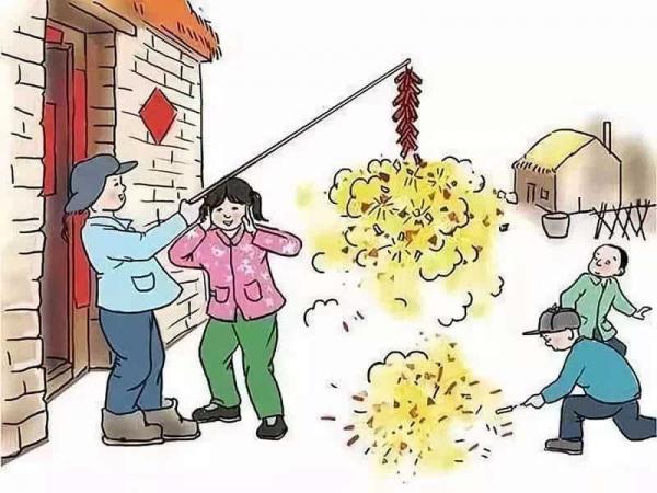Chinese Spring Festival Legend of Setting off Firecrackers in the New Year
