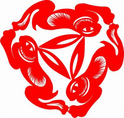 Chinese Paper Cutting Rabbit, Chinese Paper Cutting Pictures - Easy