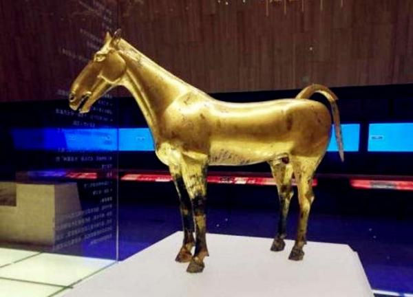Gilded Horse at Maoling Mausoleum Museum