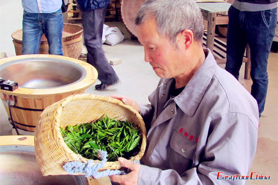 Tea center in Huangshan