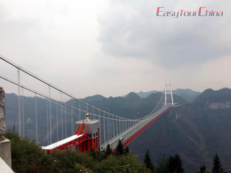 Overlooking Aizhai Bridge