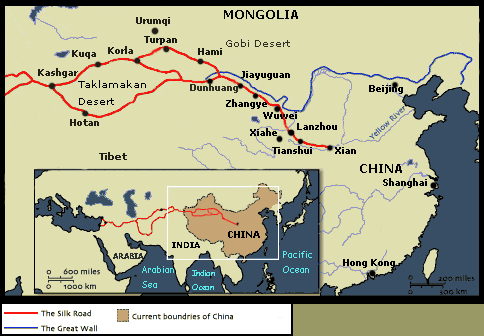 Silk Road Map