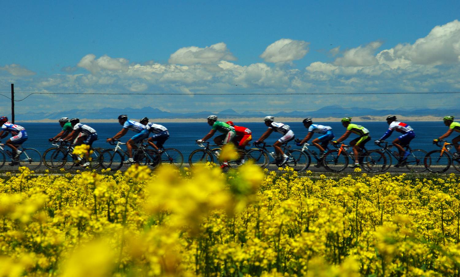 Cycling Qinghai Lake