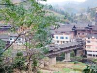 wooden bridge at Danzhou town