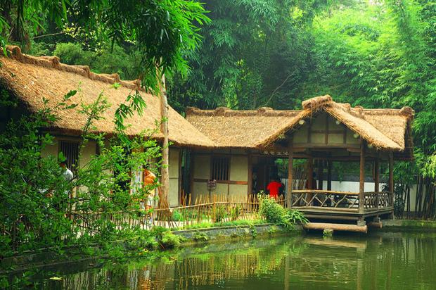 Du Fu Thatched Cottage Landscape Chengdu Du Fu Thatched Cottage