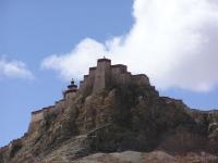 Dzong Gortress Steep Mountain