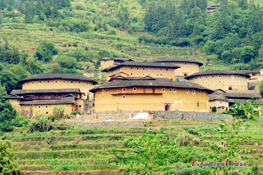 Hakk earth buildings at Yongding