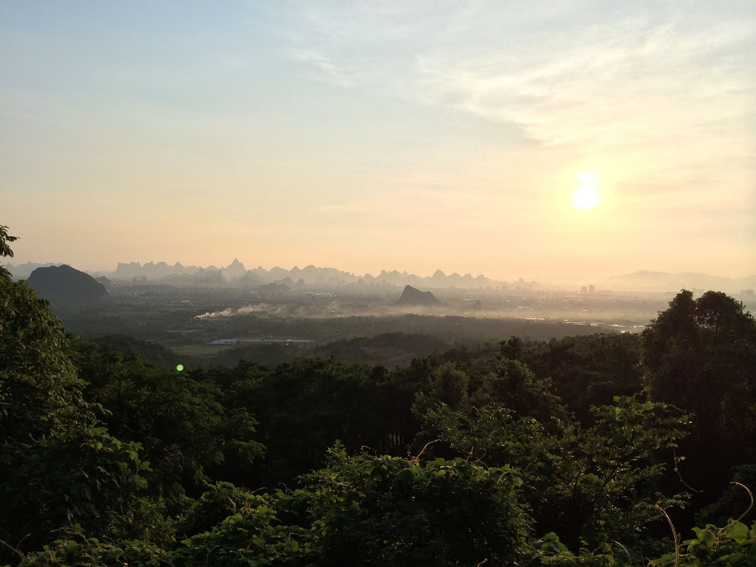 Sunset of Yao Mountain 