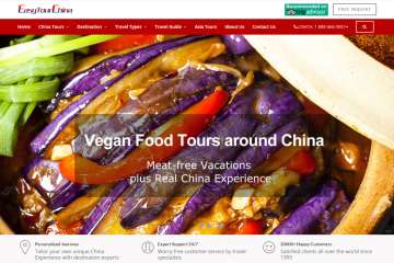 Easy Tour China Homepage Screencut