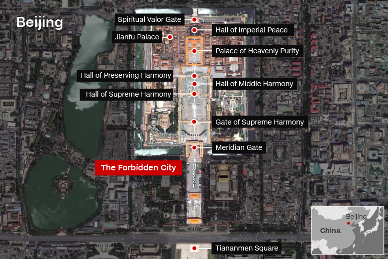 Forbidden City Map