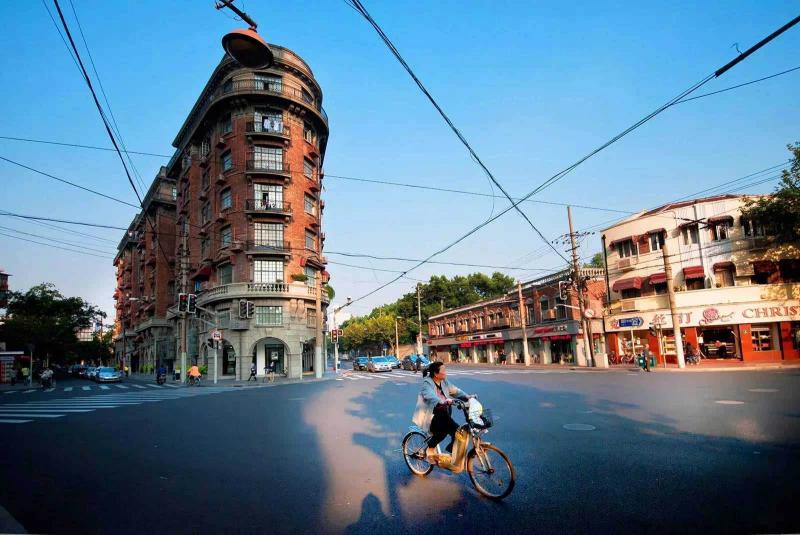 the former French Concession in Shanghai