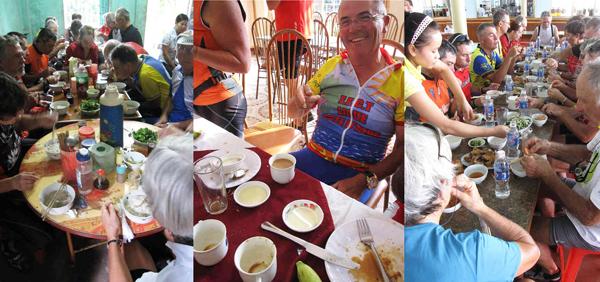 food while cycling in China