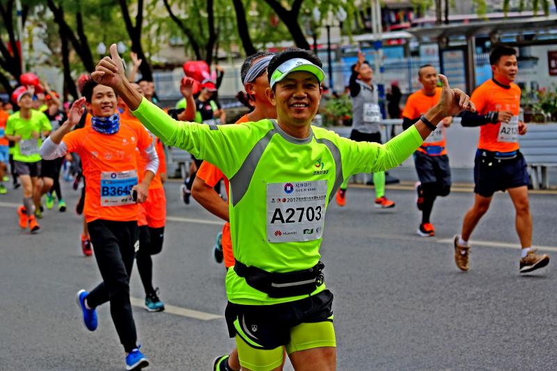 2017 Guilin International Marathon, Running in Guilin