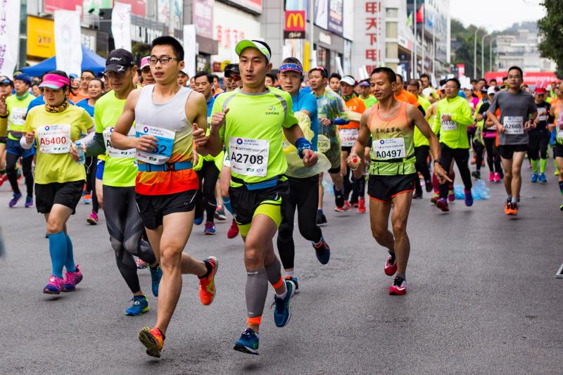 2017 Guilin International Marathon, Running in Guilin