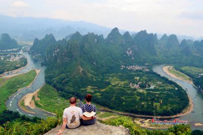 Overlooking Guilin Karst Landscape