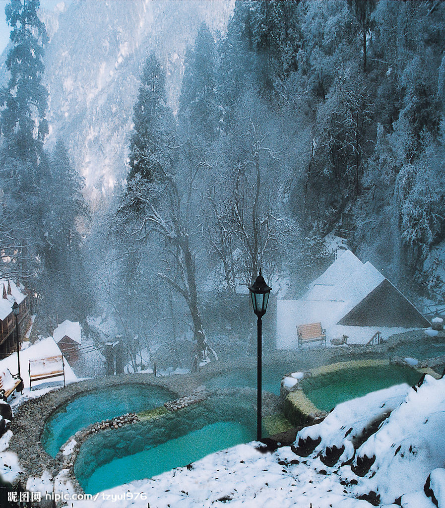 Hot Springs Chengdu Sichuan Attractions Travel Photos of 