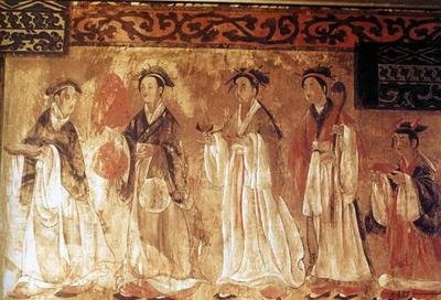 Eastern Han Dynasty Clothing Ruqun Mural Painting