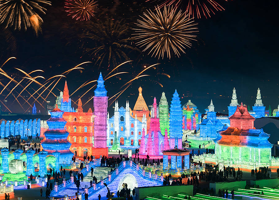 THE HARBIN ICE AND SNOW FESTIVAL IS ONE OF THE MOST MARVELLOUS