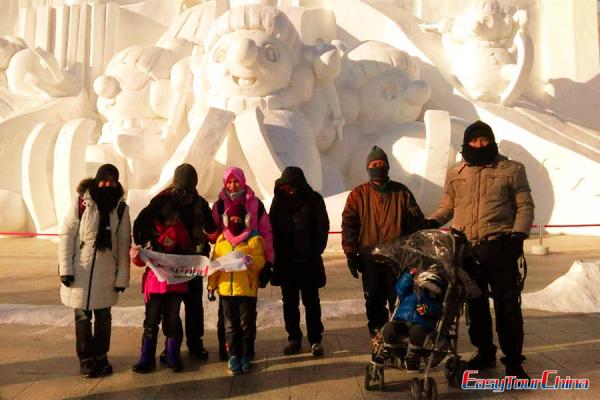 Tour Harbin in winter in China