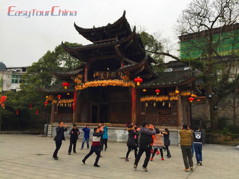 Tujia Nationality Hand-Waving Dance at Furong Village