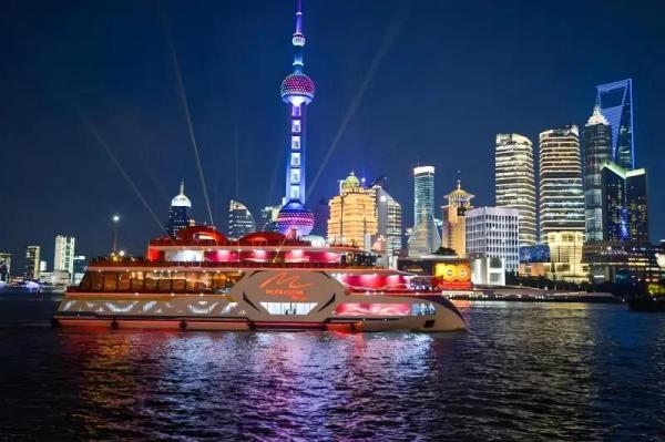 Shanghai Huangpu River Cruise at night