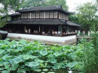 pools and pavilion