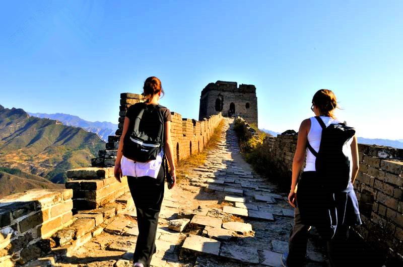 Hiking on the best Great Wall