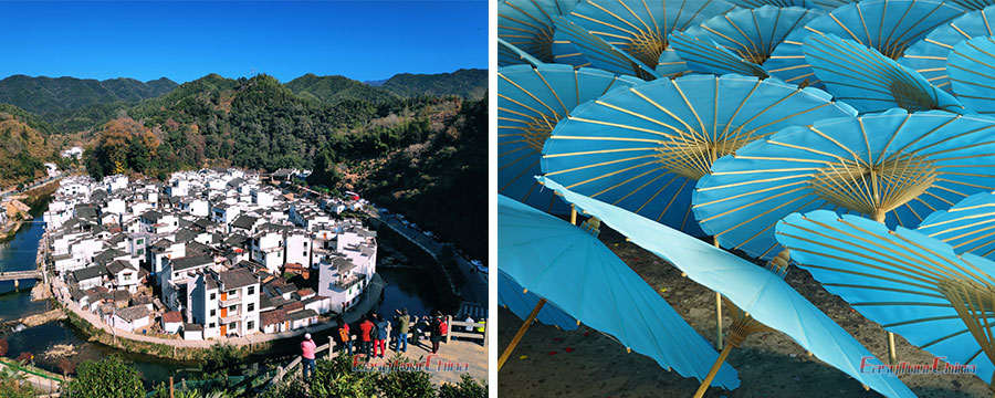 Shoot China's roundest village in Wuyuan and a local paper umbrella workshop