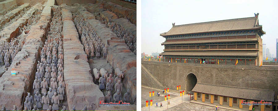Terracotta Warriors and Xian City Wall