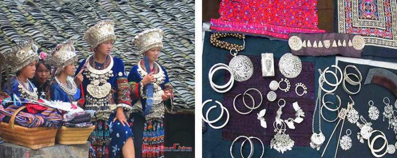 Women's tour in Guizhou to learn miao people's tecniques on textile and silver decorations