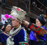 silver accessory of Miao Ladies