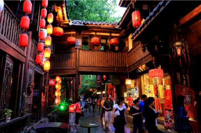 Jinli Street with Red Lanterns