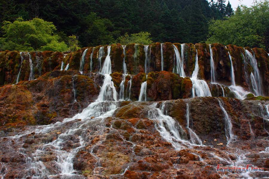 Jiuzhaigou waterfall