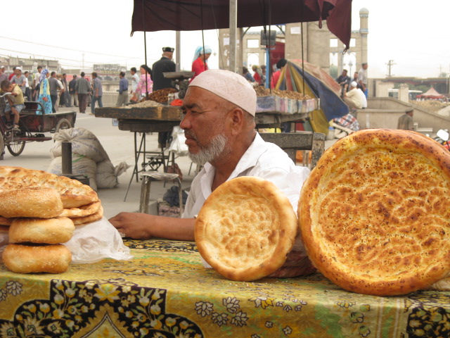 bazaar in Xinjiang