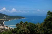 overlooking the sea from the luhuitou park