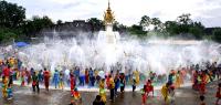 water splashing festival