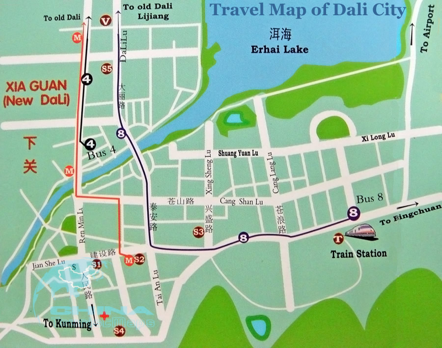 Dali Sketch Map