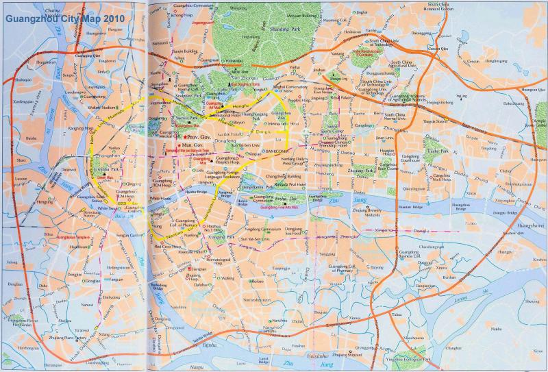 Guangzhou City Map