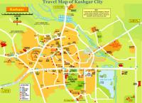 Detailed Travel Map of Kashgar