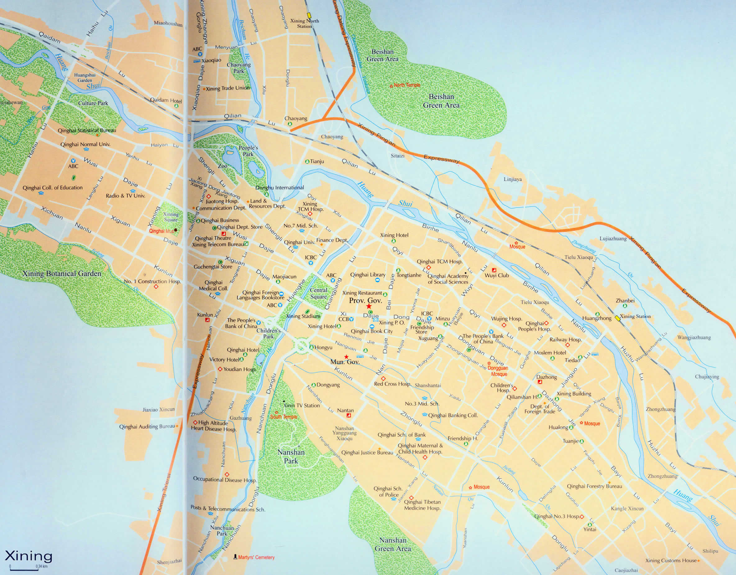 Xining Traffic Map