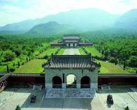 overlooking the mausoleums