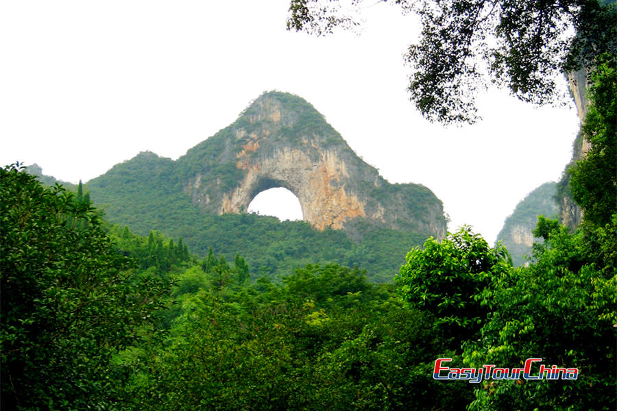 Moon Hill in Yangshuo China