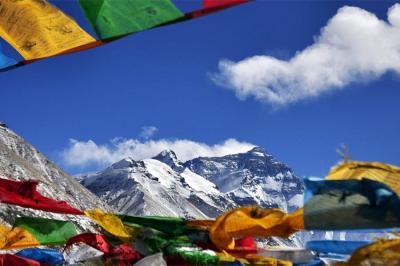 Overlooking Mount Everest