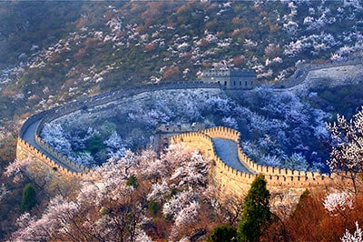 What is in the Great Wall of China?
