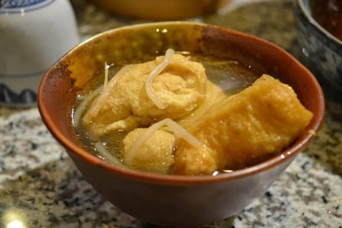 Fried Tofu in Chicken Soup