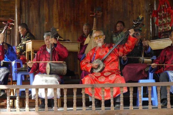 Naxi Ancient Music old performer