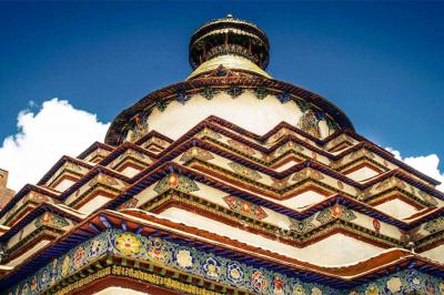 Kumbum Stupa of Pelkor Chode Monastery