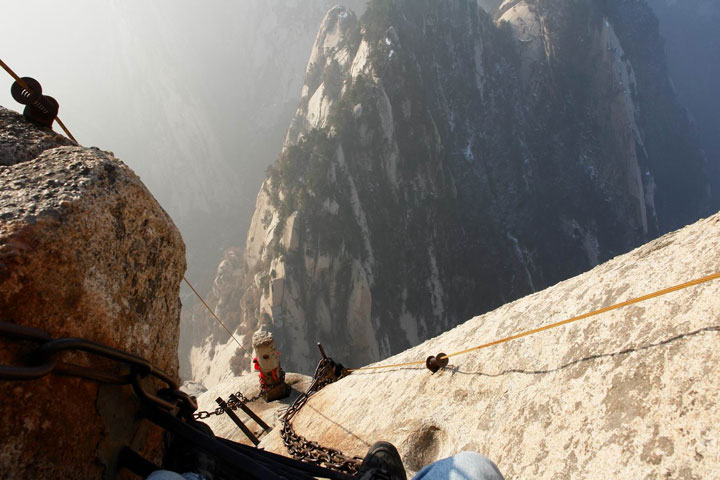 Image result for China’s Mount Hua skywalk
