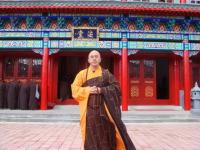 monk in the temple