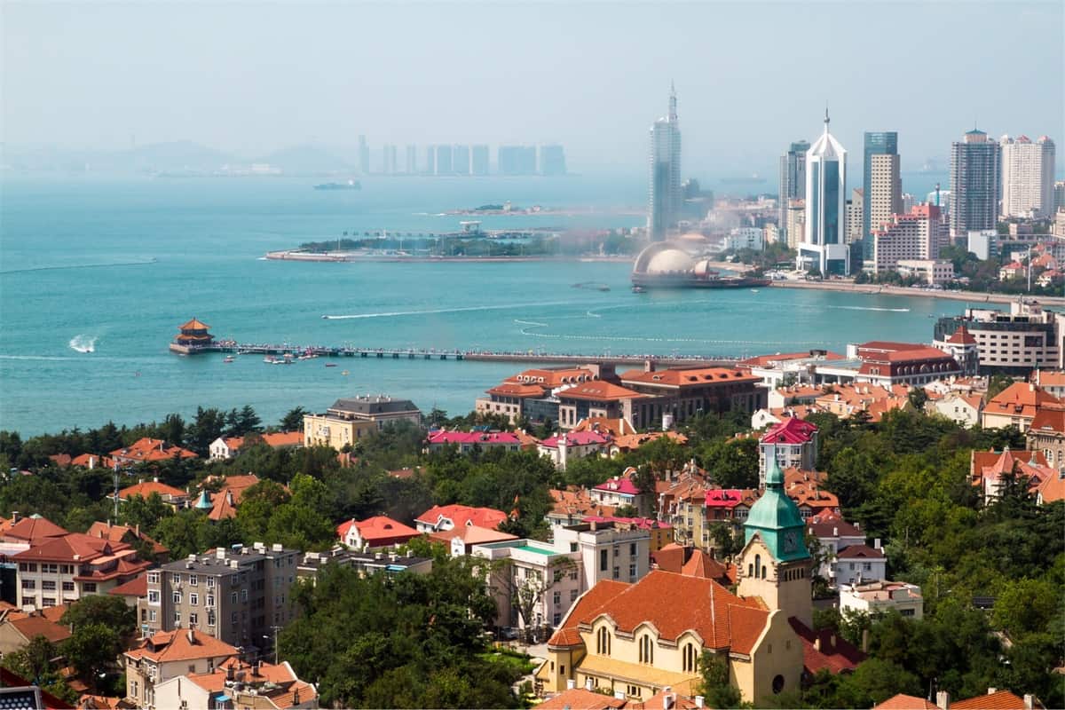 Panaromic View of Qingdao Easy Tour China